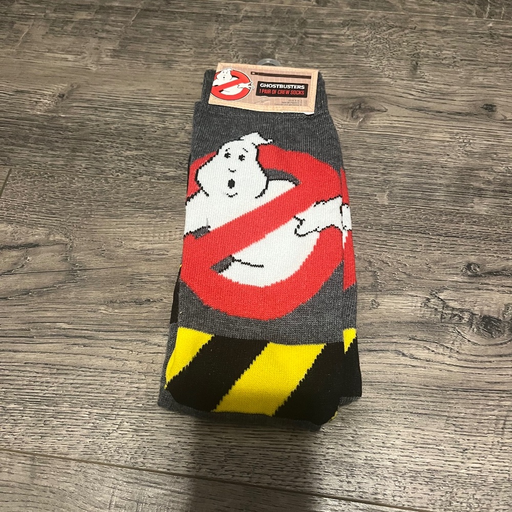 Ghostbuster socks NWT adult socks